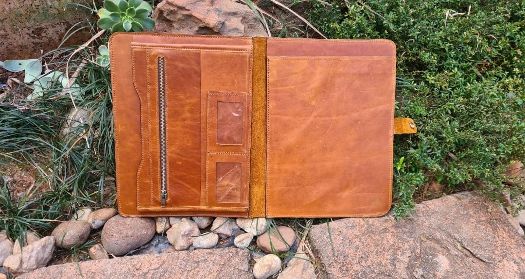 Leather A4 file cover wholesale item